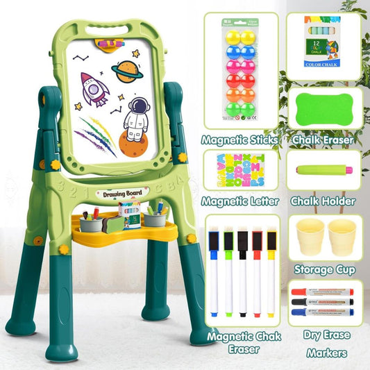 Pizarra Educativa Magnética de Arte para Niños de 48 piezas