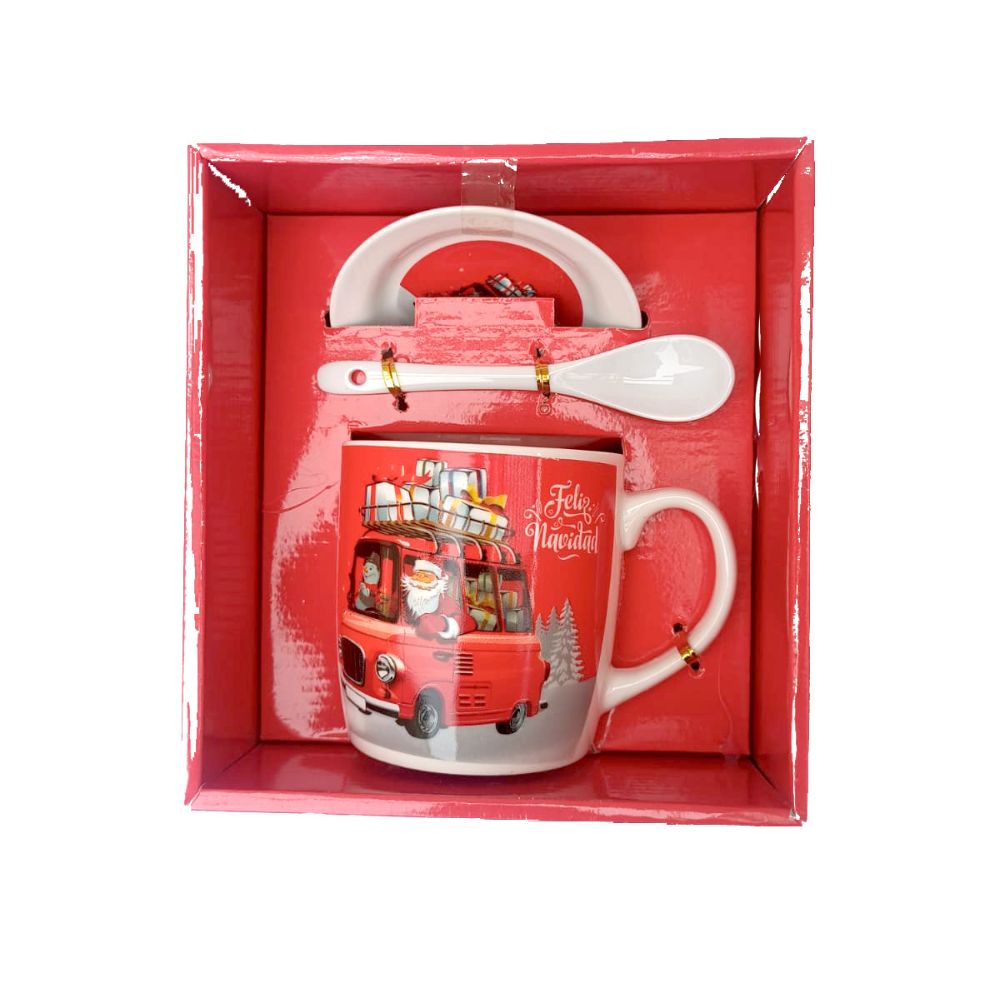 Taza Navideña de Cerámica