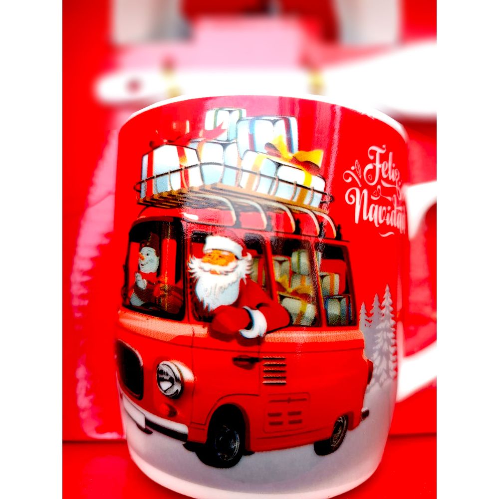 Taza Navideña de Cerámica