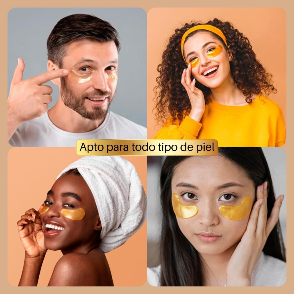Mascarilla de Colageno para Ojos PyW Golden Bio
