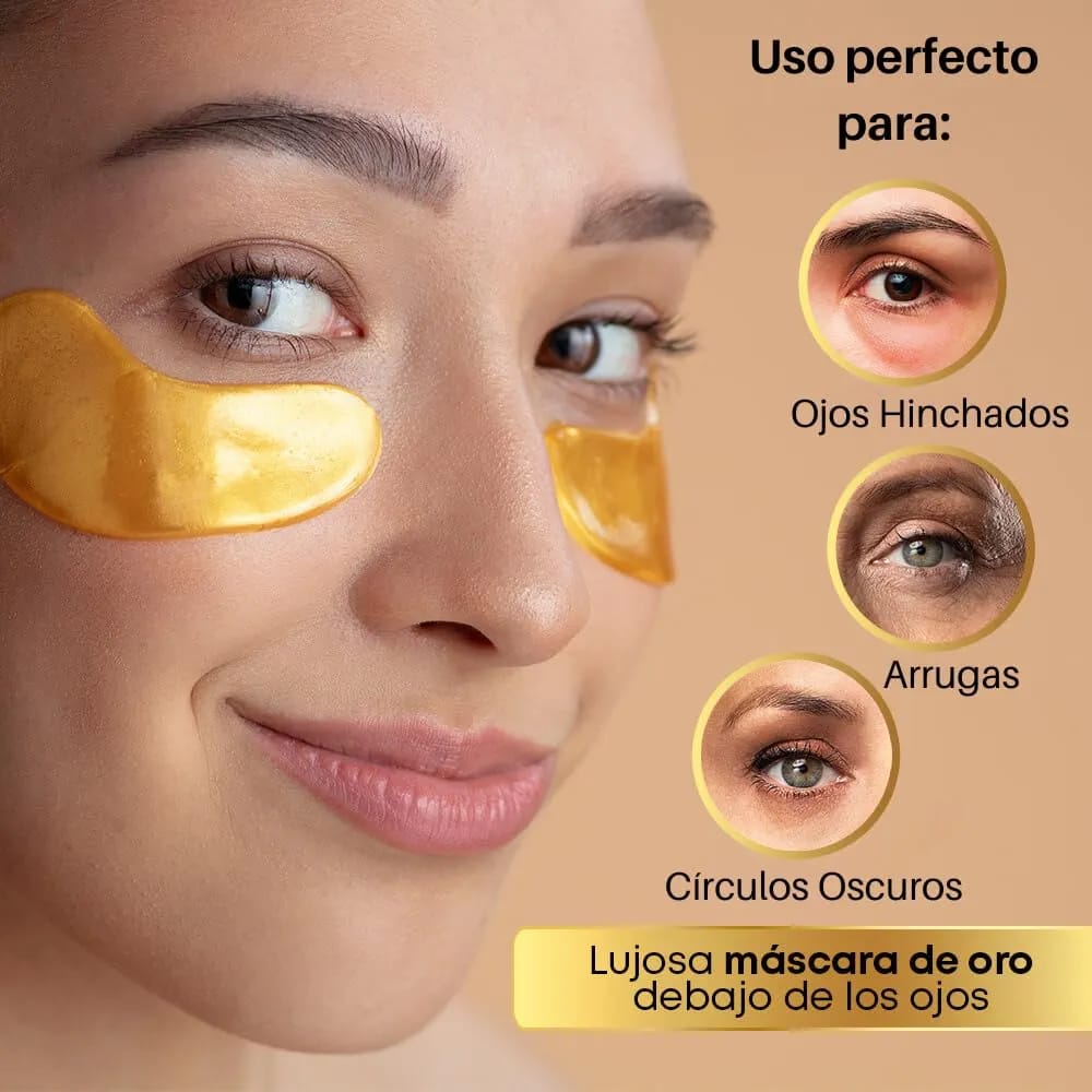 Mascarilla de Colageno para Ojos PyW Golden Bio