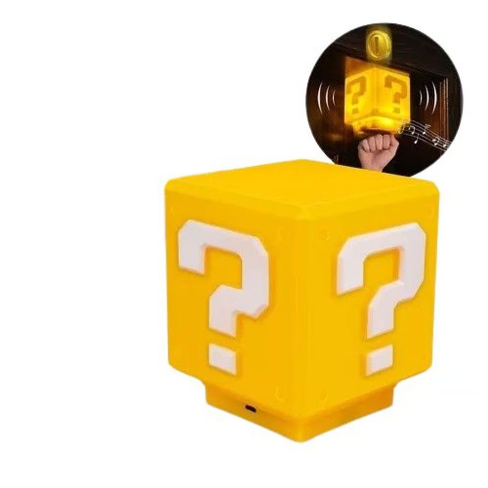 Lampara Recargable Mario Bros USB con Sonido