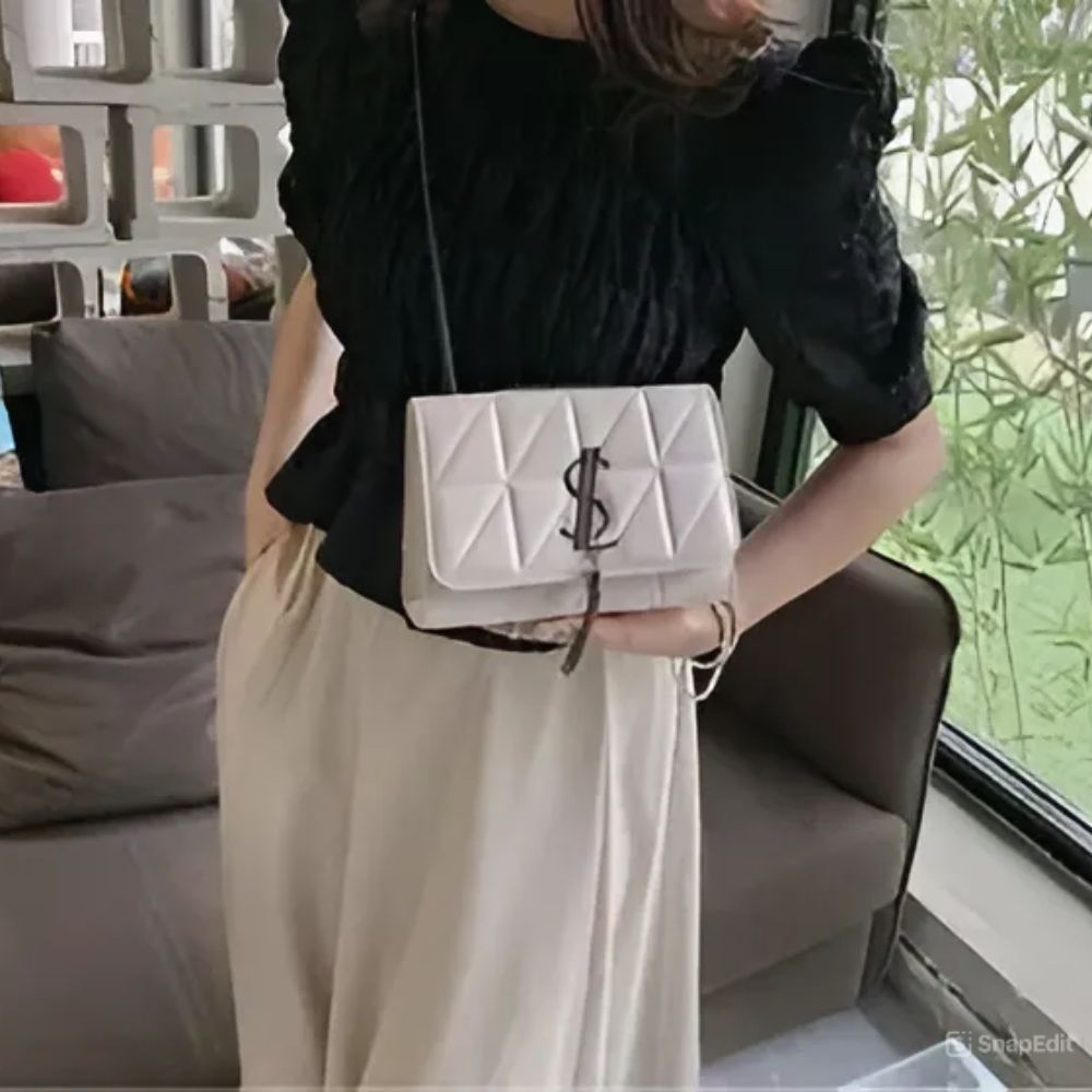 Bolso de mano para mujer con cadena larga