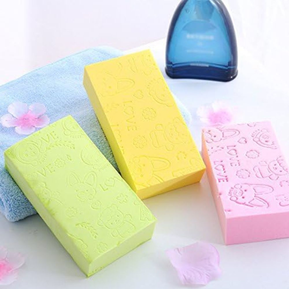 Esponja de baño exfoliante