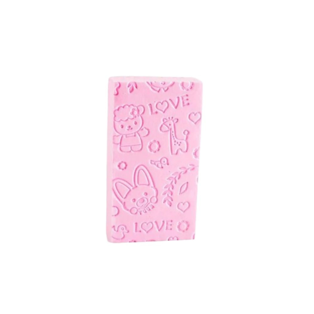 Esponja de baño exfoliante