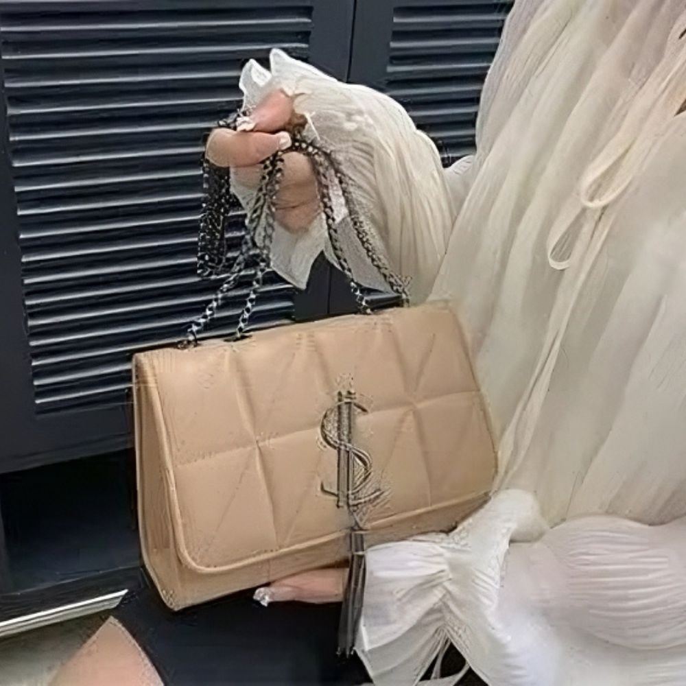 Bolso de mano para mujer con cadena larga
