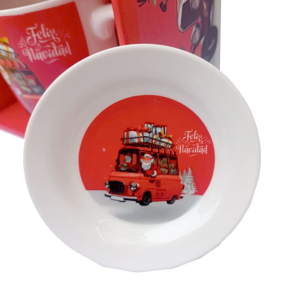 Taza Navideña de Cerámica